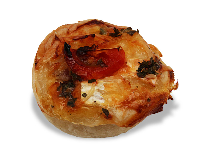 Mini quiche chèvre  tomate